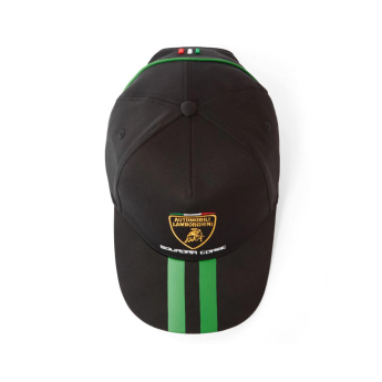 Lamborghini czapka baseballówka Squadra Corse black 2025