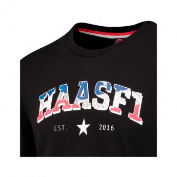 Koszulka t-shirt męska czarna Graphic Haas F1 Team 2017