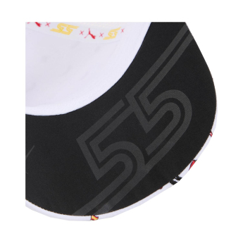 Ferrari dziecięca czapka baseballowa Sainz Barcelona F1 Team 2024