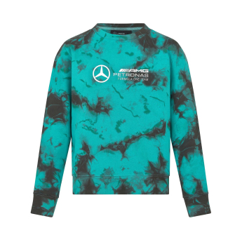 Mercedes AMG Petronas bluza damska Crew Tie Dye F1 Team 2024