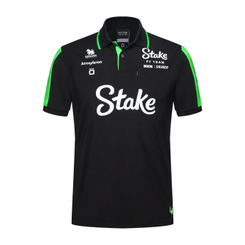 Stake Kick Sauber męska koszulka polo Drivers black F1 Team 2024