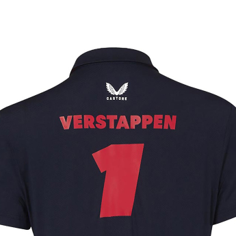 Red Bull Racing damska koszulka polo Driver Max Verstappen blue F1 Team 2024
