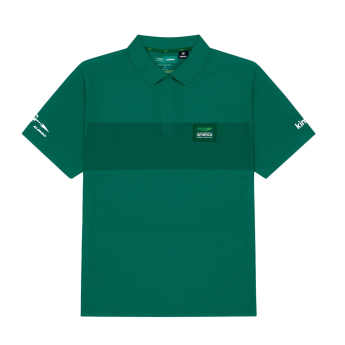 Aston Martin męska koszulka polo Minimal Alonso Kimoa green F1 Team 2025