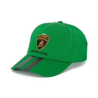 Lamborghini czapka baseballówka Squadra Corse green 2025