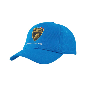 Lamborghini czapka baseballówka Travel blue 2025