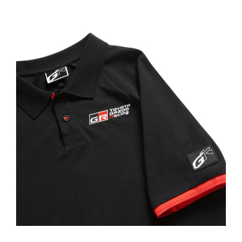 Toyota Gazoo Racing męska koszulka polo GR Logo black 2024