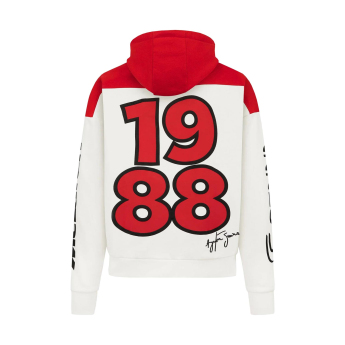 Ayrton Senna męska bluza z kapturem McLaren x Ayrton Senna F1 2024