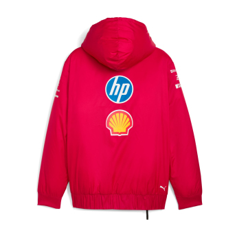 Ferrari męska kurtka z kapturem Padded Double Sided F1 Team 2025