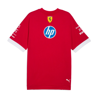 Ferrari koszulka męska official Teamline Replica red F1 Team 2025