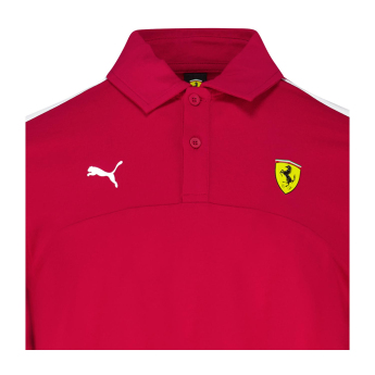 Ferrari męska koszulka polo Logo red F1 Team 2025