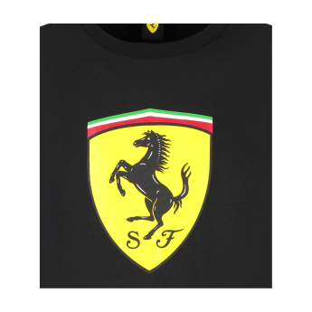 Ferrari koszulka męska Shield black F1 Team 2025