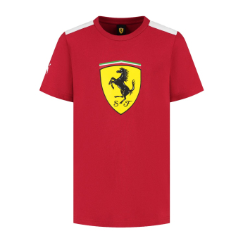 Ferrari koszulka dziecięca Shield red F1 Team 2025