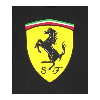 Ferrari dziecięca bluza z kapturem Shield black F1 Team 2025