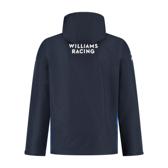 Williams męska kurtka z kapturem Rain official Teamline Replica blue F1 Team 2025