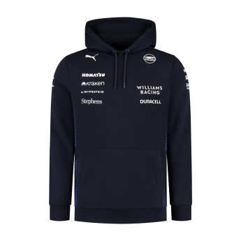 Williams męska bluza z kapturem official Teamline Replica F1 Team 2025