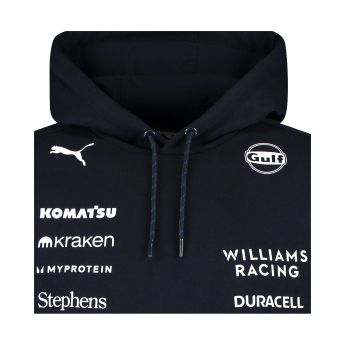 Williams męska bluza z kapturem official Teamline Replica F1 Team 2025