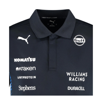Williams męska koszulka polo official Teamline Replica black F1 Team 2025