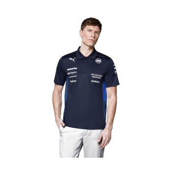 Williams męska koszulka polo official Teamline Replica black F1 Team 2025