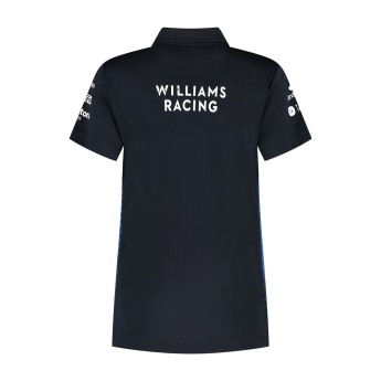 Williams damska koszulka polo official Teamline Replica black F1 Team 2025