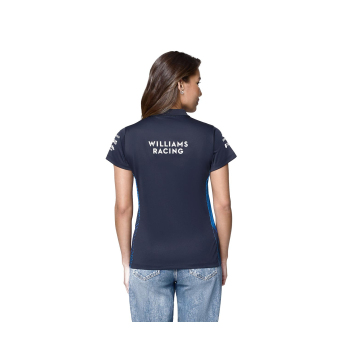 Williams damska koszulka polo official Teamline Replica black F1 Team 2025