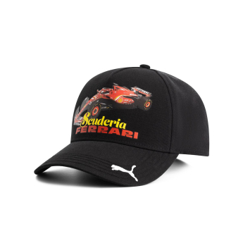 Ferrari czapka baseballówka Graphic Car black F1 Team 2025