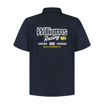 Williams koszula męska Mechanic navy F1 Team 2025