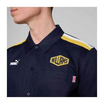 Williams koszula męska Mechanic navy F1 Team 2025