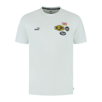 Williams koszulka męska Patches white F1 Team 2025
