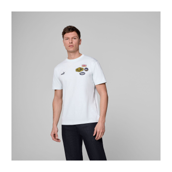 Williams koszulka męska Patches white F1 Team 2025