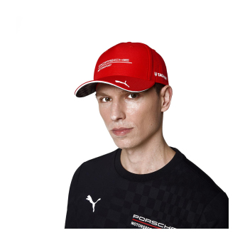 Porsche Motorsport czapka baseballówka official Teamline Replica red 2025