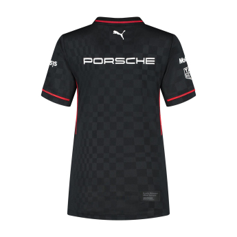 Porsche Motorsport koszulka damska official Teamline Replica black 2025