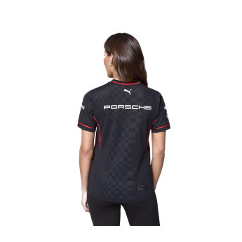 Porsche Motorsport koszulka damska official Teamline Replica black 2025