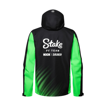 Stake Kick Sauber męska kurtka z kapturem Rain official Teamline Replica F1 Team 2025
