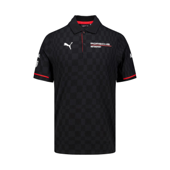 Porsche Motorsport męska koszulka polo official Teamline Replica black 2025