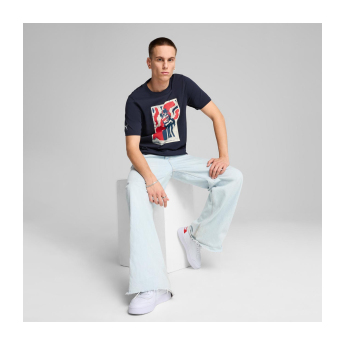 Formuła 1 koszulka męska Silverstone GP blue 2025