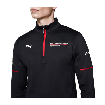 Porsche Motorsport bluza męska 1/4 Zip Mid-layer black Team 2026