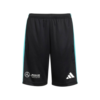 Mercedes AMG Petronas dziecięce spodenki DNA Logo black F1 Team 2025