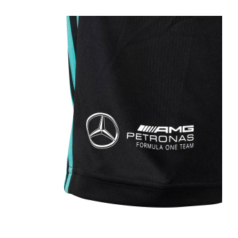 Mercedes AMG Petronas dziecięce spodenki DNA Logo black F1 Team 2025