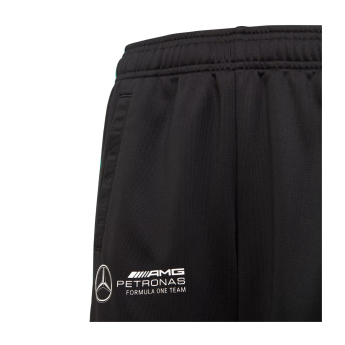 Mercedes AMG Petronas spodnie dziecięce DNA Logo black F1 Team 2025