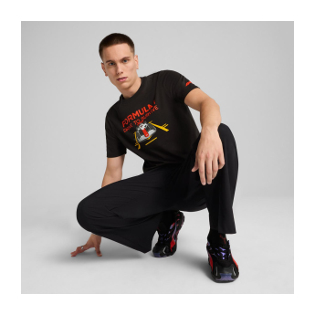 Formuła 1 koszulka męska DTS Graphic black F1 Team 2025