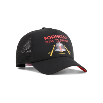 Formuła 1 czapka baseballówka DTS Trucker black F1 Team 2025