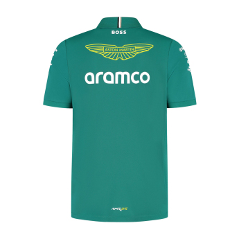 Aston Martin męska koszulka polo official Teamline Replica green F1 Team 2025