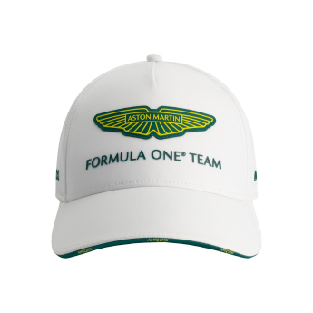 Aston Martin czapka baseballówka official Teamline Replica white F1 Team 2025