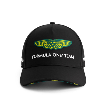 Aston Martin czapka baseballówka official Teamline Replica black F1 Team 2025