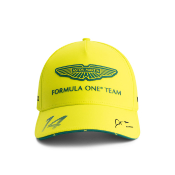 Aston Martin czapka baseballówka Alonso official Teamline Replica yellow F1 Team 2025