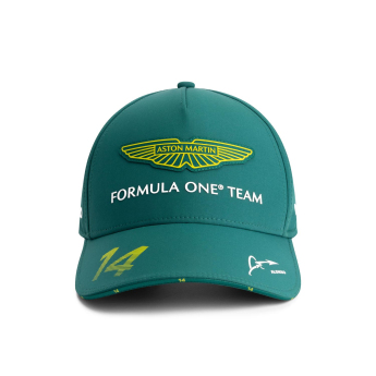 Aston Martin dziecięca czapka baseballowa Alonso official Teamline Replica green F1 Team 2025