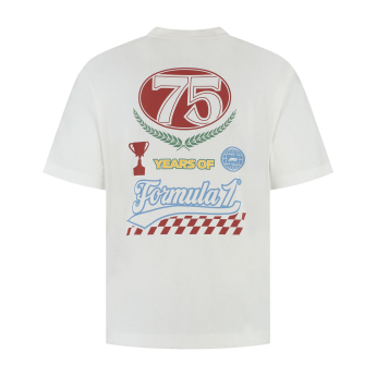 Formuła 1 koszulka męska Legacy Graphic white F1 Team 2025