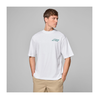 Formuła 1 koszulka męska Legacy Graphic white F1 Team 2025