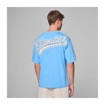 Formuła 1 koszulka męska Heritage Logo blue F1 Team 2025