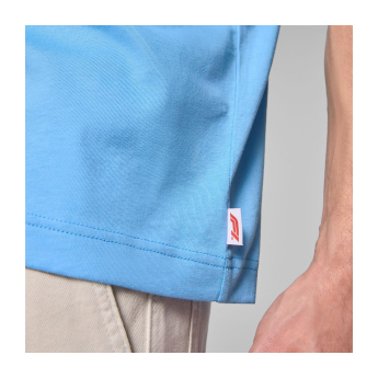 Formuła 1 koszulka męska Heritage Logo blue F1 Team 2025